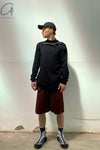 BORIS BIDJAN SABERI Plant-dyed drawstring shorts P21 F1506F-W